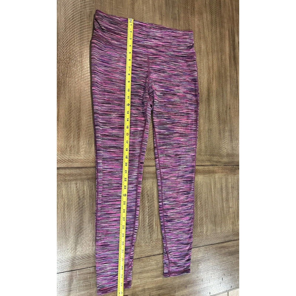 Prana Caraway Grapevine Space Dye Leggings Striped Yoga Pink Womens Size M - Picture 9 of 14